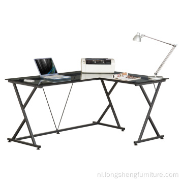 L-vorm computer kantoor product tafel